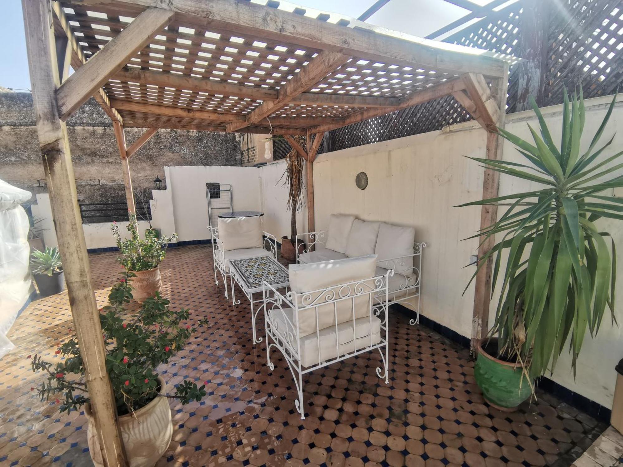 Riad Avec Terrasse Privee Et Piscine Partagee A 300M Fez Exterior foto